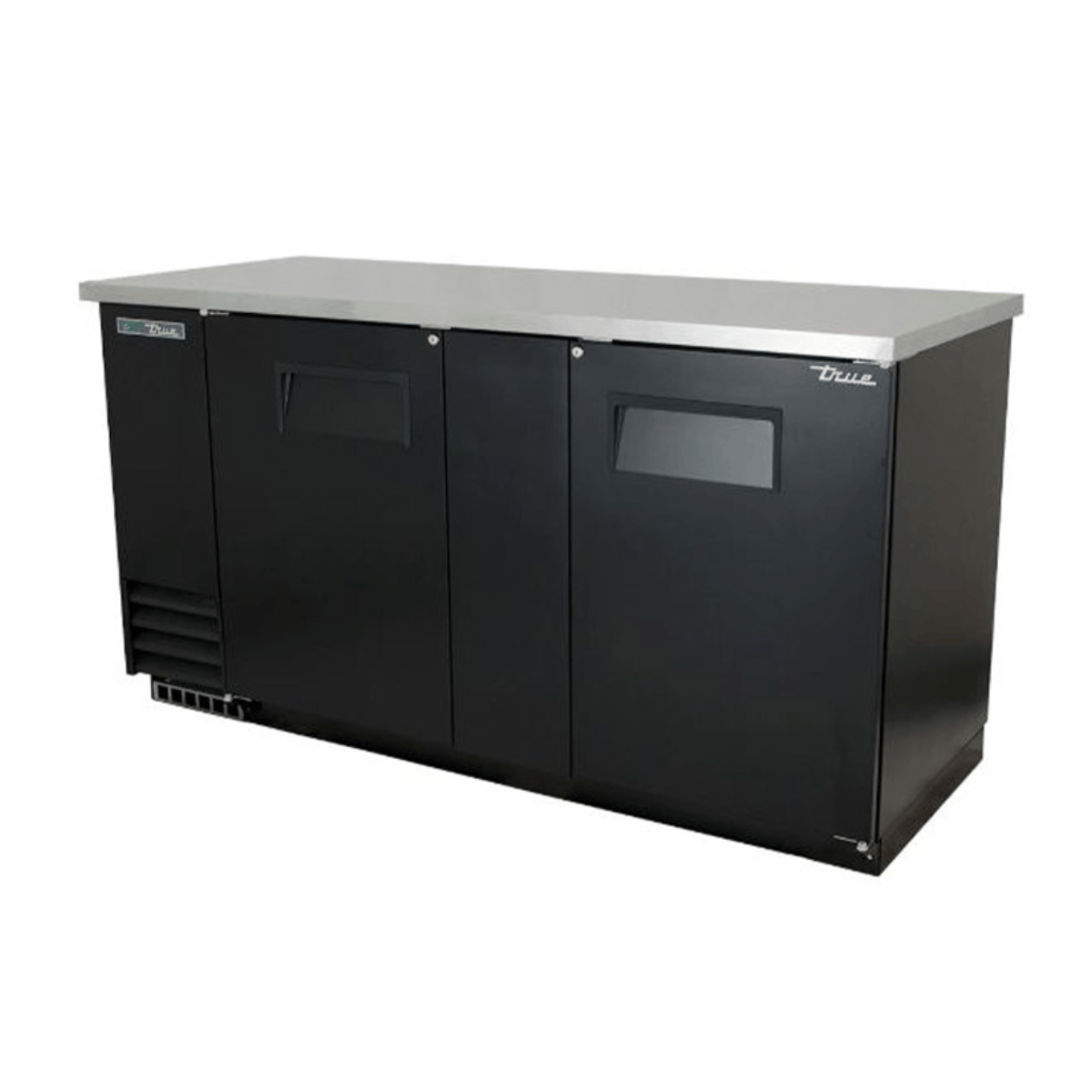 Refrigerador Contra Barra 2 Puertas Color Negro de 69"